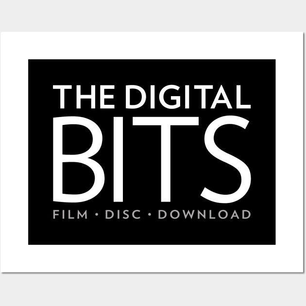 The Digital Bits - White on Dark - Big Front Wall Art by TheDigitalBits